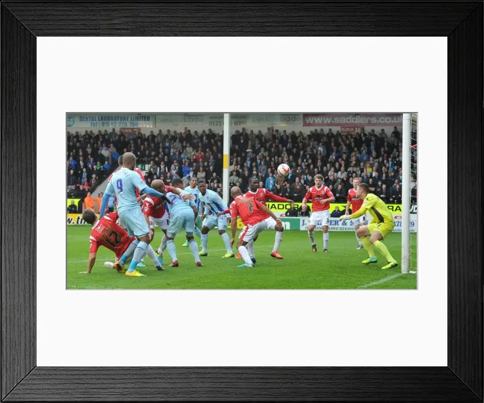 Framed Print : Franck Moussa's Solo Goal: Walsall vs. Coventry City in Sky Bet League One (October 26, 2013) Framed Print : Franck Moussa's Solo Goal: Walsall vs. Coventry City in Sky Bet League One (October 26, 2013)