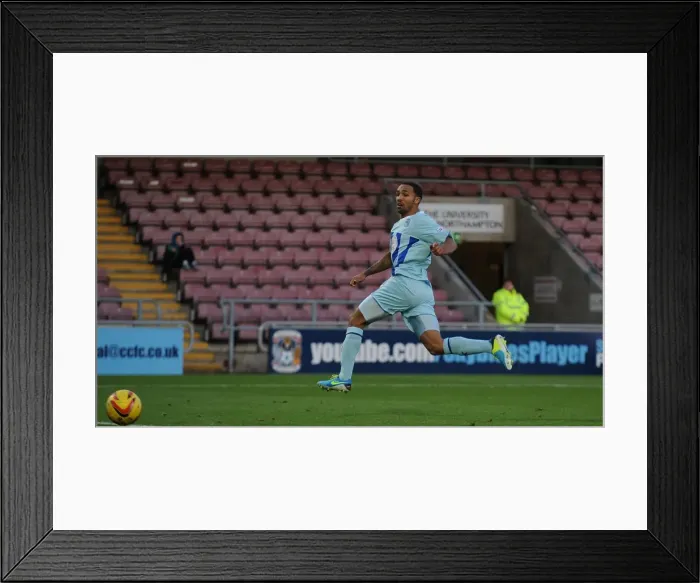 Framed Print : Callum Wilson's Hat-Trick: Coventry City's Triumph over Notts County in Sky Bet League One (02-11-2013) Framed Print : Callum Wilson's Hat-Trick: Coventry City's Triumph over Notts County in Sky Bet League One (02-11-2013)