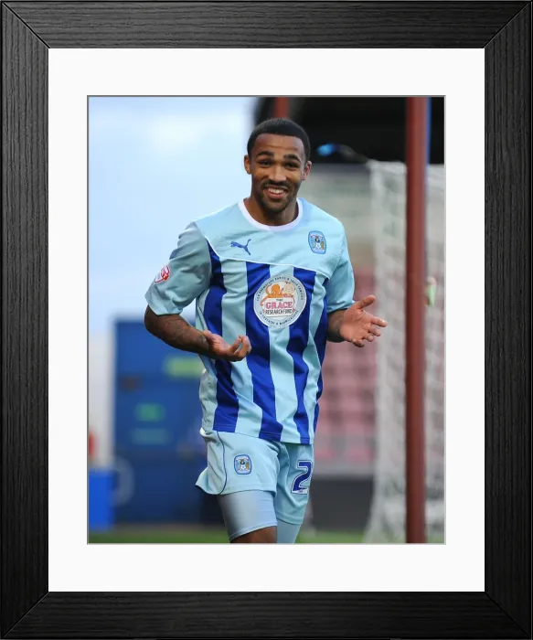 Framed Print : Callum Wilson's Hat-Trick: Coventry City's Triumphant Sky Bet League One Victory over Notts County (Nov 2013) Framed Print : Callum Wilson's Hat-Trick: Coventry City's Triumphant Sky Bet League One Victory over Notts County (Nov 2013)