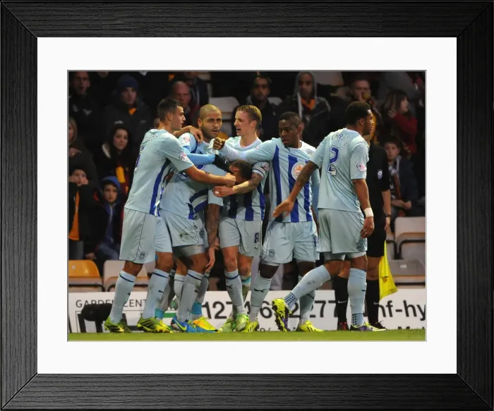 Framed Print : Callum Wilson Scores Hat-trick: Coventry City's Triumph Over Bradford City (Sky Bet League One) Framed Print : Callum Wilson Scores Hat-trick: Coventry City's Triumph Over Bradford City (Sky Bet League One)