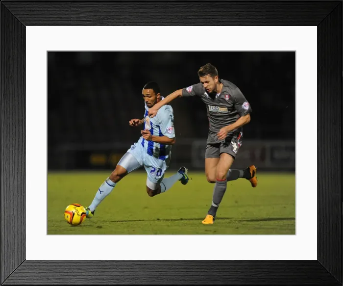Framed Print : Intense Rivalry: Wilson vs Arnason's Battle for Possession in Coventry City vs Rotherham United (Sky Bet League One) Framed Print : Intense Rivalry: Wilson vs Arnason's Battle for Possession in Coventry City vs Rotherham United (Sky Bet League One)