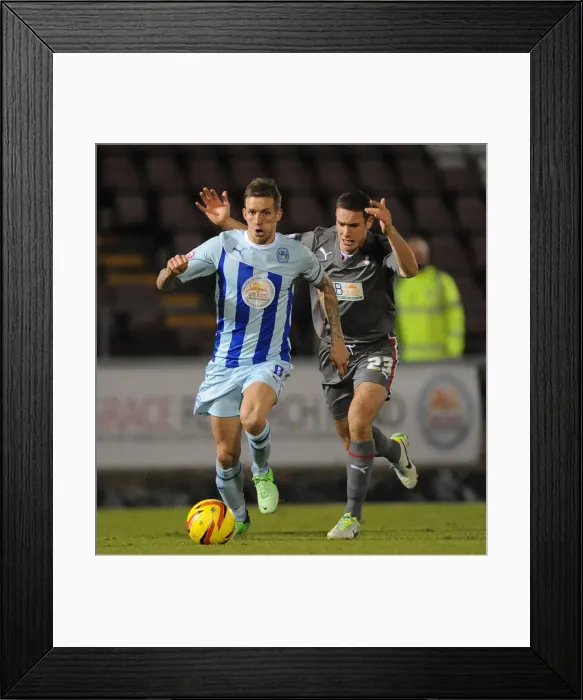 Framed Print : Battle for Supremacy: Coventry City vs Rotherham United in Sky Bet League One