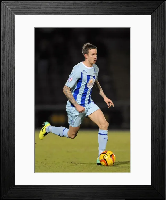 Framed Print : Carl Baker at Sixfields Stadium: Coventry City vs Rotherham United, Sky Bet League One (November 26, 2013) Framed Print : Carl Baker at Sixfields Stadium: Coventry City vs Rotherham United, Sky Bet League One (November 26, 2013)