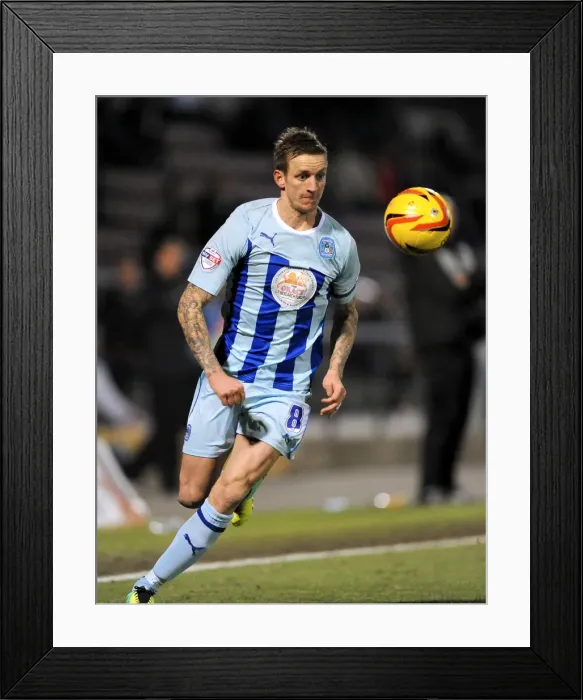 Framed Print : Carl Baker at Sixfields: Coventry City vs Rotherham United, Sky Bet League One (November 26, 2013) Framed Print : Carl Baker at Sixfields: Coventry City vs Rotherham United, Sky Bet League One (November 26, 2013)
