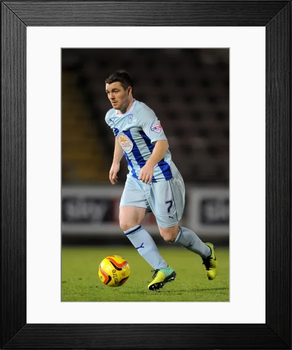 Framed Print : John Fleck in Action: Coventry City vs Rotherham United (Sky Bet League One, 2013 - Sixfields Stadium) Framed Print : John Fleck in Action: Coventry City vs Rotherham United (Sky Bet League One, 2013 - Sixfields Stadium)