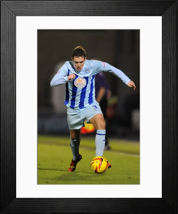 Framed Print : Coventry City vs Rotherham United: Blair Adams in Action - Sky Bet League One Clash at Sixfields Stadium