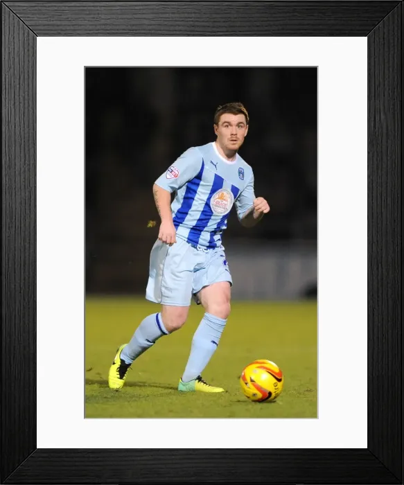 Framed Print : John Fleck in Action: Coventry City vs Rotherham United (November 2013)