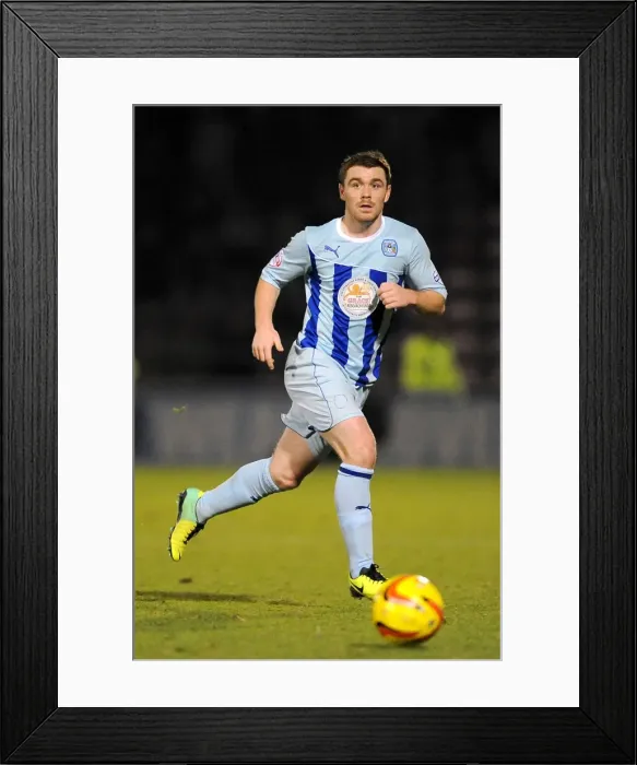 Framed Print : John Fleck in Action: Coventry City vs Rotherham United (November 2013)