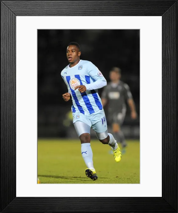 Framed Print : Franck Moussa in Action: Coventry City vs Rotherham United, Sky Bet League One (November 26, 2013), Sixfields Stadium Framed Print : Franck Moussa in Action: Coventry City vs Rotherham United, Sky Bet League One (November 26, 2013), Sixfields Stadium