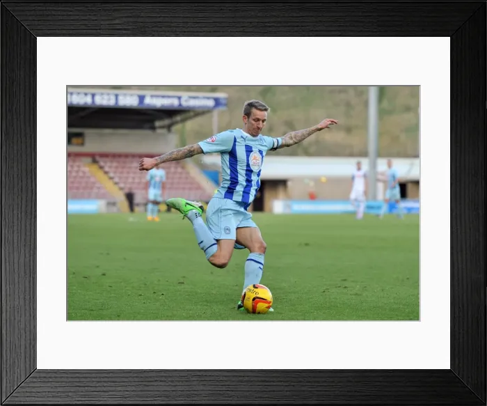Framed Print : Carl Baker at Sixfields Stadium: Coventry City vs Tranmere Rovers, Sky Bet League One (November 23, 2013) Framed Print : Carl Baker at Sixfields Stadium: Coventry City vs Tranmere Rovers, Sky Bet League One (November 23, 2013)