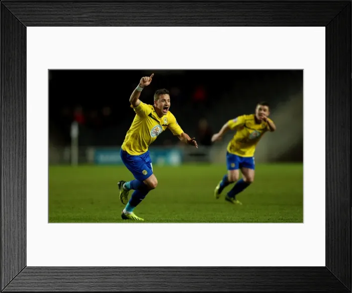 Framed Print : Chris Maguire's Double: Coventry City's Victory over Milton Keynes Dons in Sky Bet League One Framed Print : Chris Maguire's Double: Coventry City's Victory over Milton Keynes Dons in Sky Bet League One