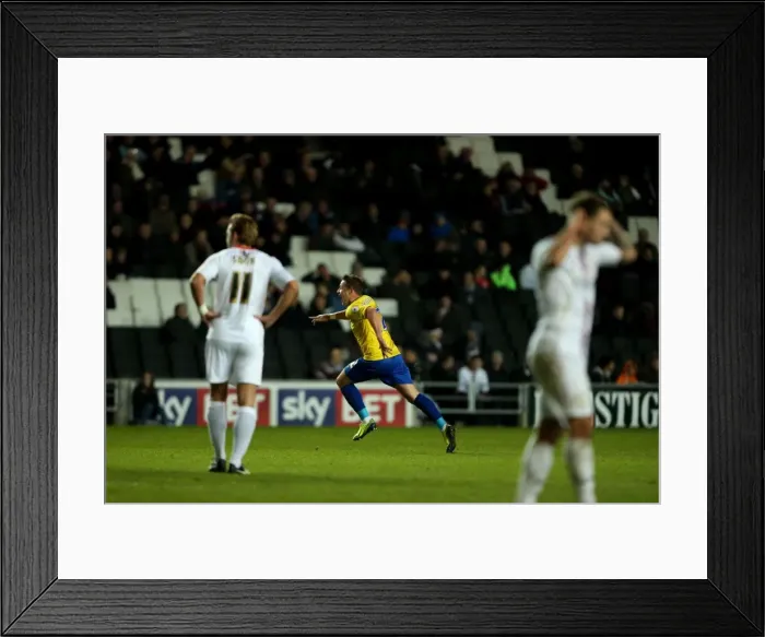 Framed Print : Chris Maguire's Double: Coventry City Claims Sky Bet League One Victory over Milton Keynes Dons