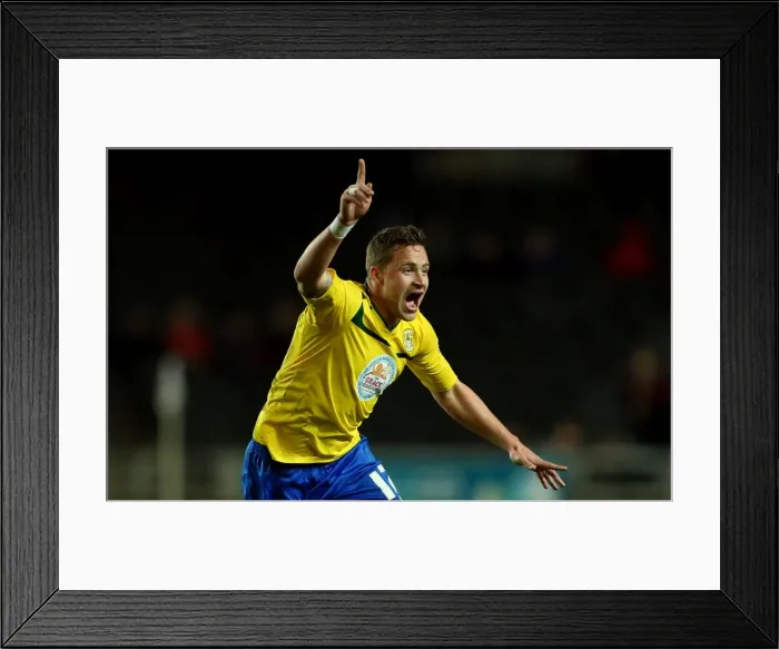 Framed Print : Chris Maguire's Double: Coventry City Secures Sky Bet League One Victory Over Milton Keynes Dons Framed Print : Chris Maguire's Double: Coventry City Secures Sky Bet League One Victory Over Milton Keynes Dons