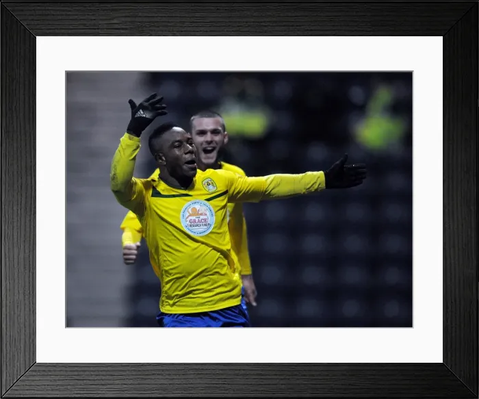 Framed Print : Franck Moussa's Equalizing Goal: Coventry City vs. Preston North End, Sky Bet League One Framed Print : Franck Moussa's Equalizing Goal: Coventry City vs. Preston North End, Sky Bet League One
