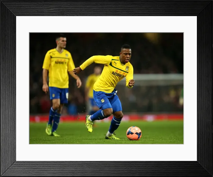 Framed Print : FA Cup Fourth Round Showdown: Franck Moussa vs. Arsenal at Emirates Stadium (January 24, 2014) Framed Print : FA Cup Fourth Round Showdown: Franck Moussa vs. Arsenal at Emirates Stadium (January 24, 2014)