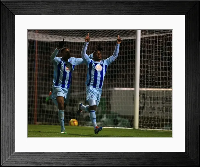 Framed Print : Coventry City: Franck Moussa and Chuba Akpom Celebrate Opening Goal vs. Carlisle United (Sky Bet League One) Framed Print : Coventry City: Franck Moussa and Chuba Akpom Celebrate Opening Goal vs. Carlisle United (Sky Bet League One)