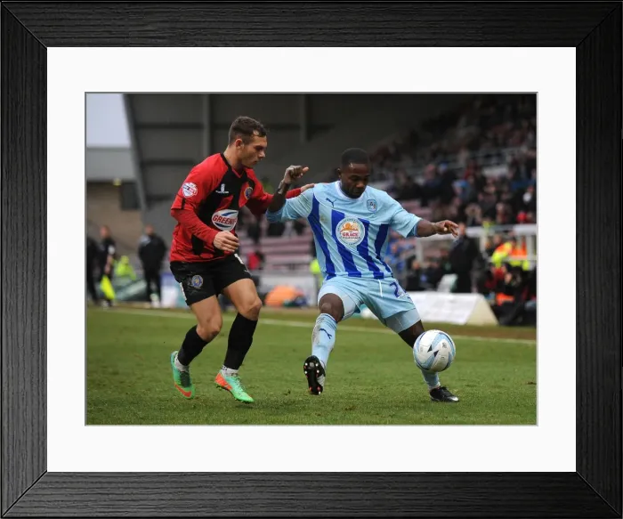 Framed Print : Sky Bet League One - Coventry City v Shrewsbury Town - Sixfields Stadium Framed Print : Sky Bet League One - Coventry City v Shrewsbury Town - Sixfields Stadium