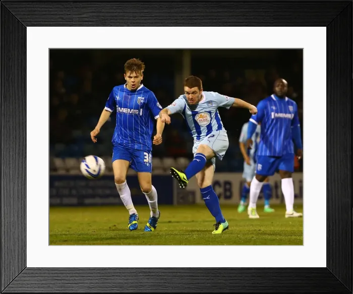 Framed Print : Determined John Fleck Scores for Coventry City Against Gillingham in Sky Bet League One Framed Print : Determined John Fleck Scores for Coventry City Against Gillingham in Sky Bet League One