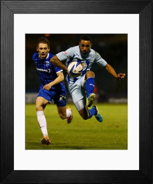 Framed Print : Sky Bet League One - Gillingham v Coventry City - Priestfield Stadium Framed Print : Sky Bet League One - Gillingham v Coventry City - Priestfield Stadium