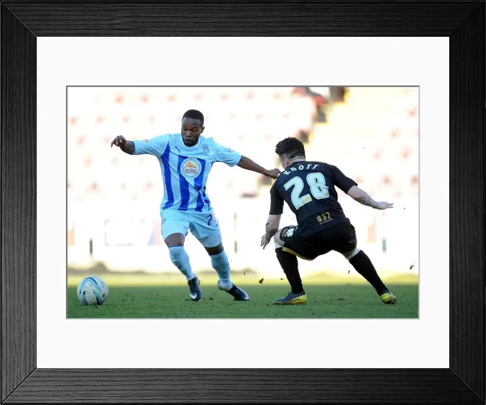 Framed Print : Battle for the Ball: Coventry City vs Port Vale - Sky Bet League One Framed Print : Battle for the Ball: Coventry City vs Port Vale - Sky Bet League One