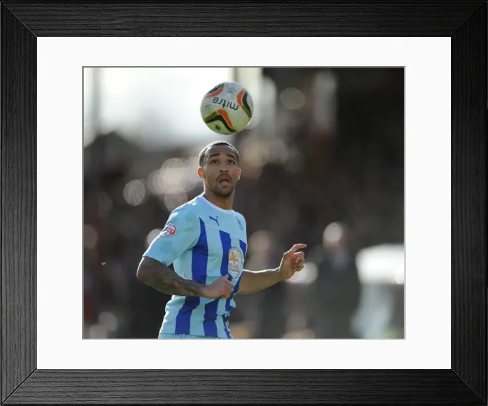 Framed Print : Callum Wilson in Action: Coventry City vs. Brentford at Griffin Park (Sky Bet League One, 2014) Framed Print : Callum Wilson in Action: Coventry City vs. Brentford at Griffin Park (Sky Bet League One, 2014)