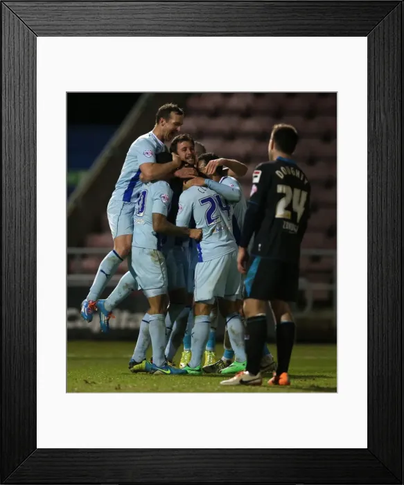 Framed Print : Dan Seaborne's Solo Goal: Coventry City's Thrilling Win Against Stevenage (Sky Bet League One, 2014) Framed Print : Dan Seaborne's Solo Goal: Coventry City's Thrilling Win Against Stevenage (Sky Bet League One, 2014)