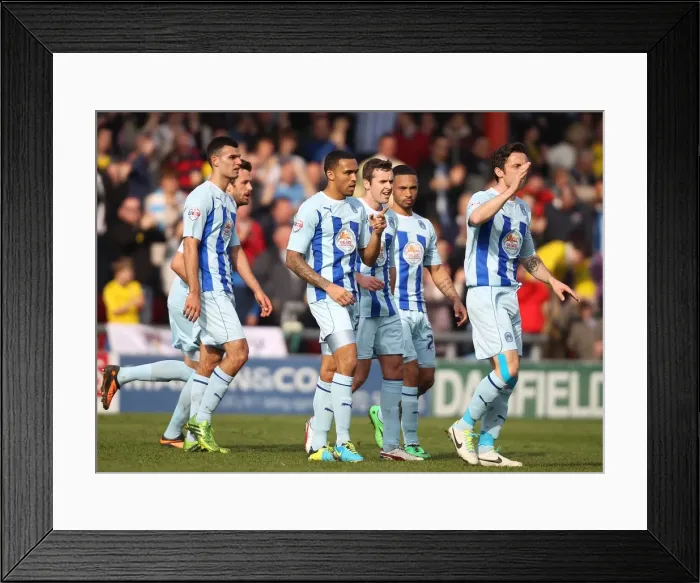 Framed Print : Coventry City's Callum Wilson: Celebrating Glory with Team Mates After Scoring Against Crewe Alexandra in Sky Bet League One Framed Print : Coventry City's Callum Wilson: Celebrating Glory with Team Mates After Scoring Against Crewe Alexandra in Sky Bet League One