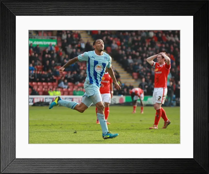 Framed Print : Callum Wilson's Winning Goal: Coventry City Clinches Sky Bet League One Victory over Crewe Alexandra Framed Print : Callum Wilson's Winning Goal: Coventry City Clinches Sky Bet League One Victory over Crewe Alexandra