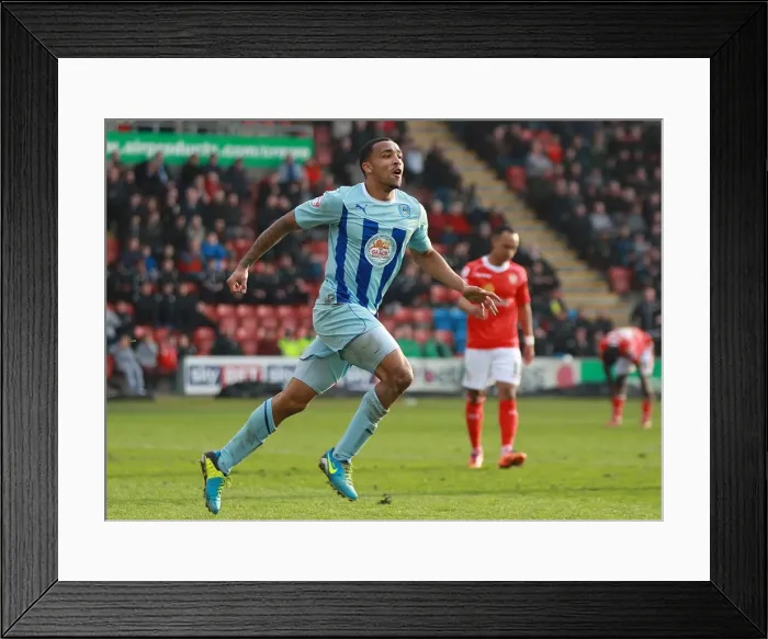 Framed Print : Callum Wilson's Game-Winning Goal: Coventry City Claims Sky Bet League One Victory over Crewe Alexandra