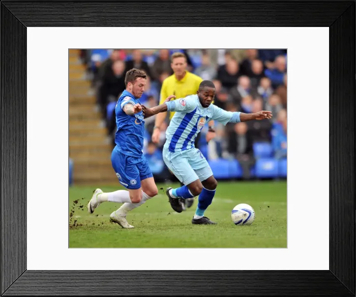 Framed Print : Sky Bet League One - Peterborough United v Coventry City - London Road Stadium Framed Print : Sky Bet League One - Peterborough United v Coventry City - London Road Stadium