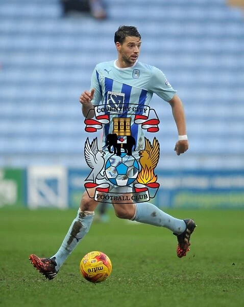 Aaron Martin in Action: Coventry City vs Walsall, Sky Bet League One at Ricoh Arena
