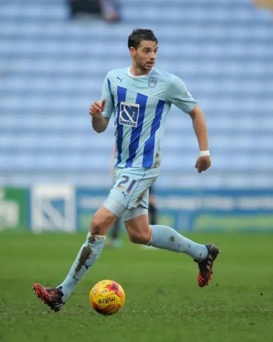 Framed Print : Aaron Martin in Action: Coventry City vs Walsall, Sky Bet League One at Ricoh Arena Framed Print : Aaron Martin in Action: Coventry City vs Walsall, Sky Bet League One at Ricoh Arena