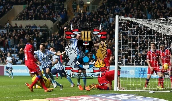 Aaron Martin Scores First Goal for Coventry City Against Oldham Town at Ricoh Arena (Sky Bet League One)