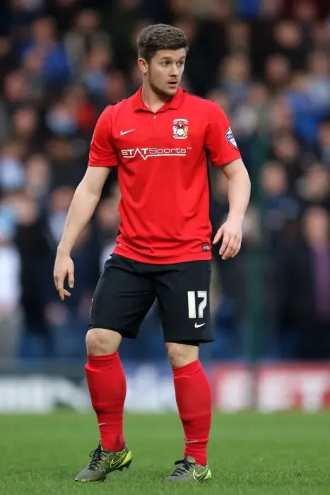 Framed Print : Aaron Phillips in Action: Coventry City vs Chesterfield, Sky Bet League One