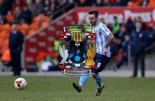 Adam Armstrong in Action: Coventry City vs Blackpool - Sky Bet League One