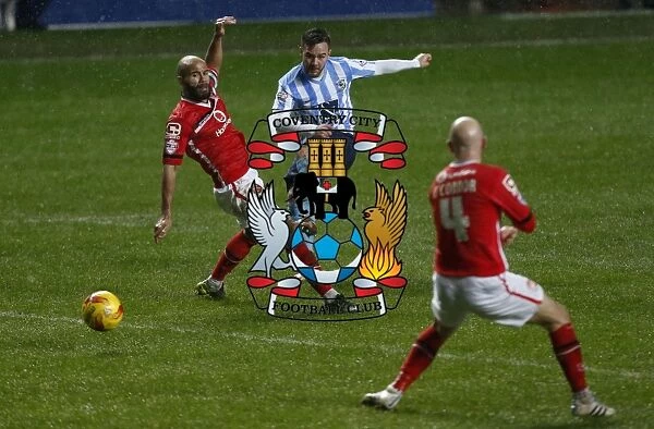 Adam Armstrong in Action: Coventry City vs Walsall, Sky Bet League One, Ricoh Arena