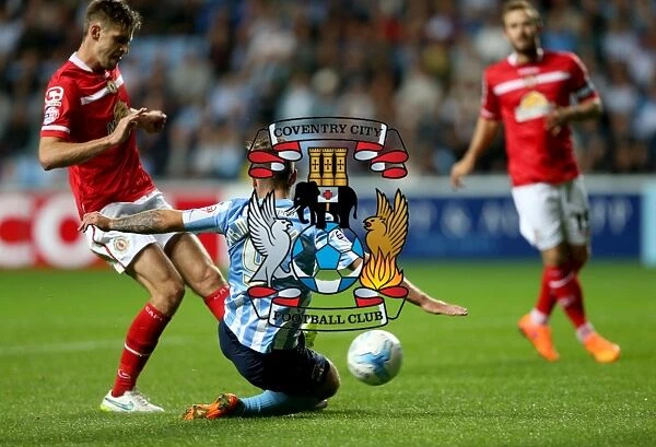 Adam Armstrong Scores Coventry City's Second Goal in Sky Bet League One Match Against Crewe Alexandra (Ricoh Arena)