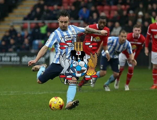 Adam Armstrong Scores Penalty: Coventry City's Third Goal in Sky Bet League One Clash Against Crewe Alexandra