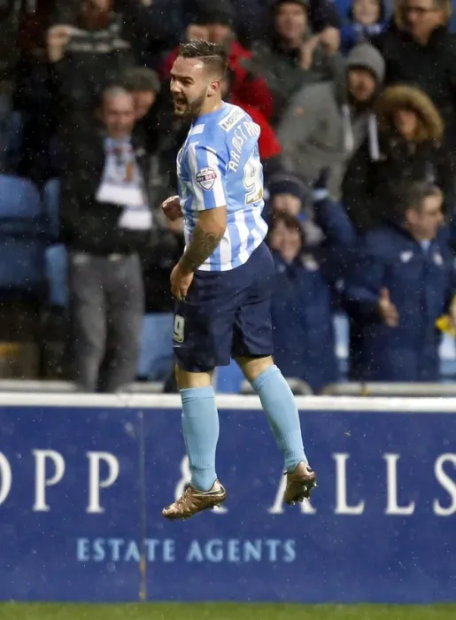 Framed Print : Adam Armstrong's Thrilling First Goal for Coventry City in Sky Bet League One Against Doncaster Rovers Framed Print : Adam Armstrong's Thrilling First Goal for Coventry City in Sky Bet League One Against Doncaster Rovers