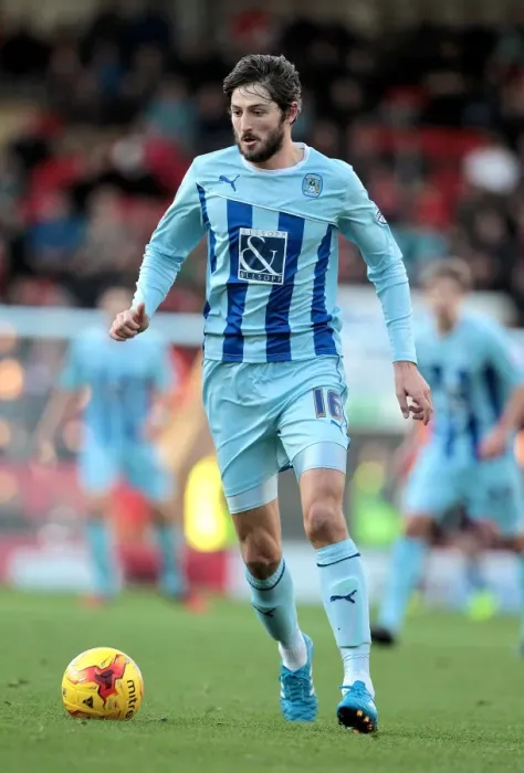 Framed Print : Adam Barton in Action: Coventry City vs. Leyton Orient, Sky Bet League Championship Framed Print : Adam Barton in Action: Coventry City vs. Leyton Orient, Sky Bet League Championship