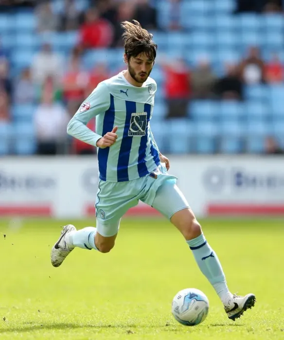 Framed Print : Adam Barton in Action: Coventry City vs Crewe Alexandra, Sky Bet League One at Ricoh Arena Framed Print : Adam Barton in Action: Coventry City vs Crewe Alexandra, Sky Bet League One at Ricoh Arena