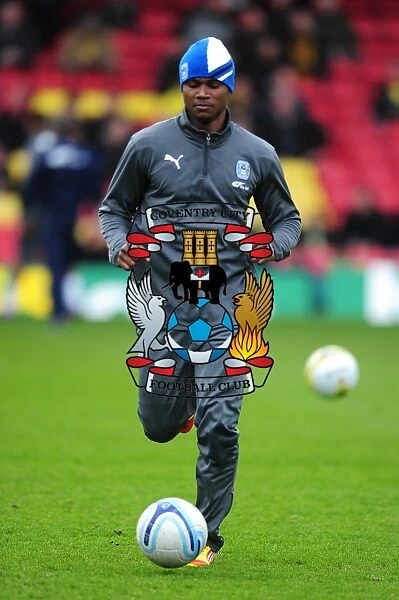 Alex Nimely in Action for Coventry City against Watford, Npower Championship (17-03-2012, Vicarage Road)