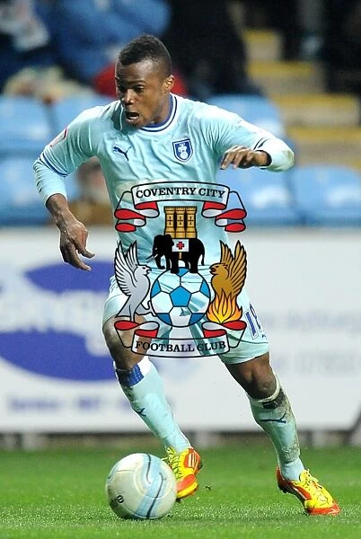 Alex Nimely Scores the Game-Winning Goal for Coventry City against Leeds United at Ricoh Arena (February 14, 2012, Npower Championship)