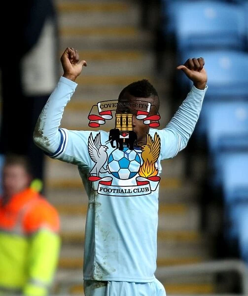 Alex Nimely's Double Strike: Coventry City FC's Victory Moment Against Middlesbrough in the Npower Championship (January 21, 2012, Ricoh Arena)