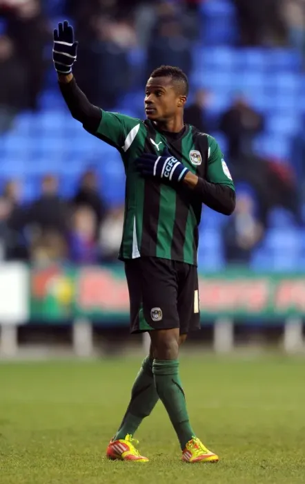 Framed Print : Alex Nimely's Game-Winning Goal: Coventry City's Triumph at Reading (February 11, 2012, Madejski Stadium) Framed Print : Alex Nimely's Game-Winning Goal: Coventry City's Triumph at Reading (February 11, 2012, Madejski Stadium)
