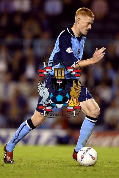 Andrew Whing in Action for Coventry City Against Nottingham Forest (27-08-2003)