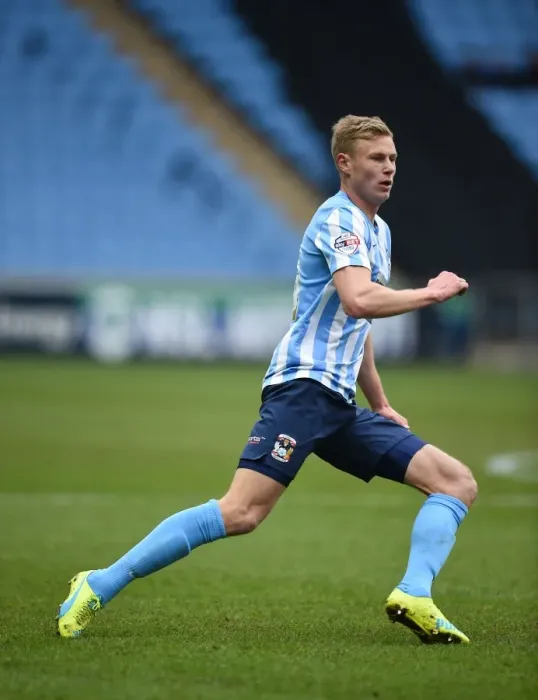 Framed Print : Andy Rose in Action: Coventry City vs Swindon Town (Sky Bet League One) at Ricoh Arena Framed Print : Andy Rose in Action: Coventry City vs Swindon Town (Sky Bet League One) at Ricoh Arena