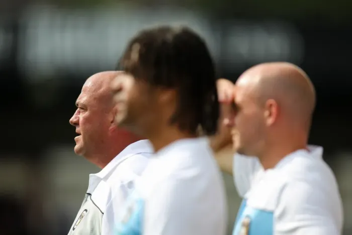 Framed Print : Andy Thorn and Coventry City Face Bristol Rovers in Pre-Season Friendly at Memorial Ground