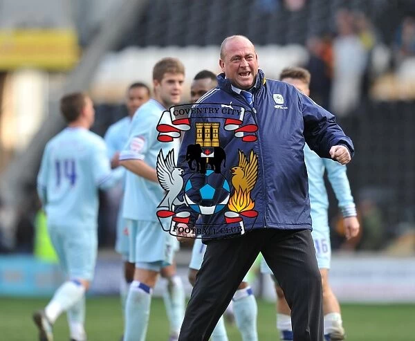 Andy Thorn's Coventry City: Celebrating Championship Win Against Hull City (March 31, 2012)