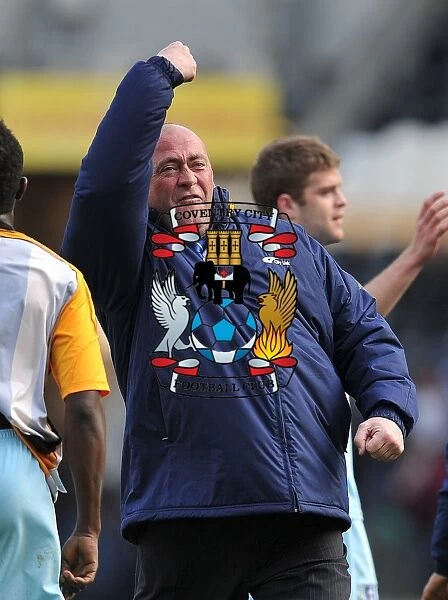 Andy Thorn's Coventry City: Championship Victory Celebration at Hull City (31-03-2012)